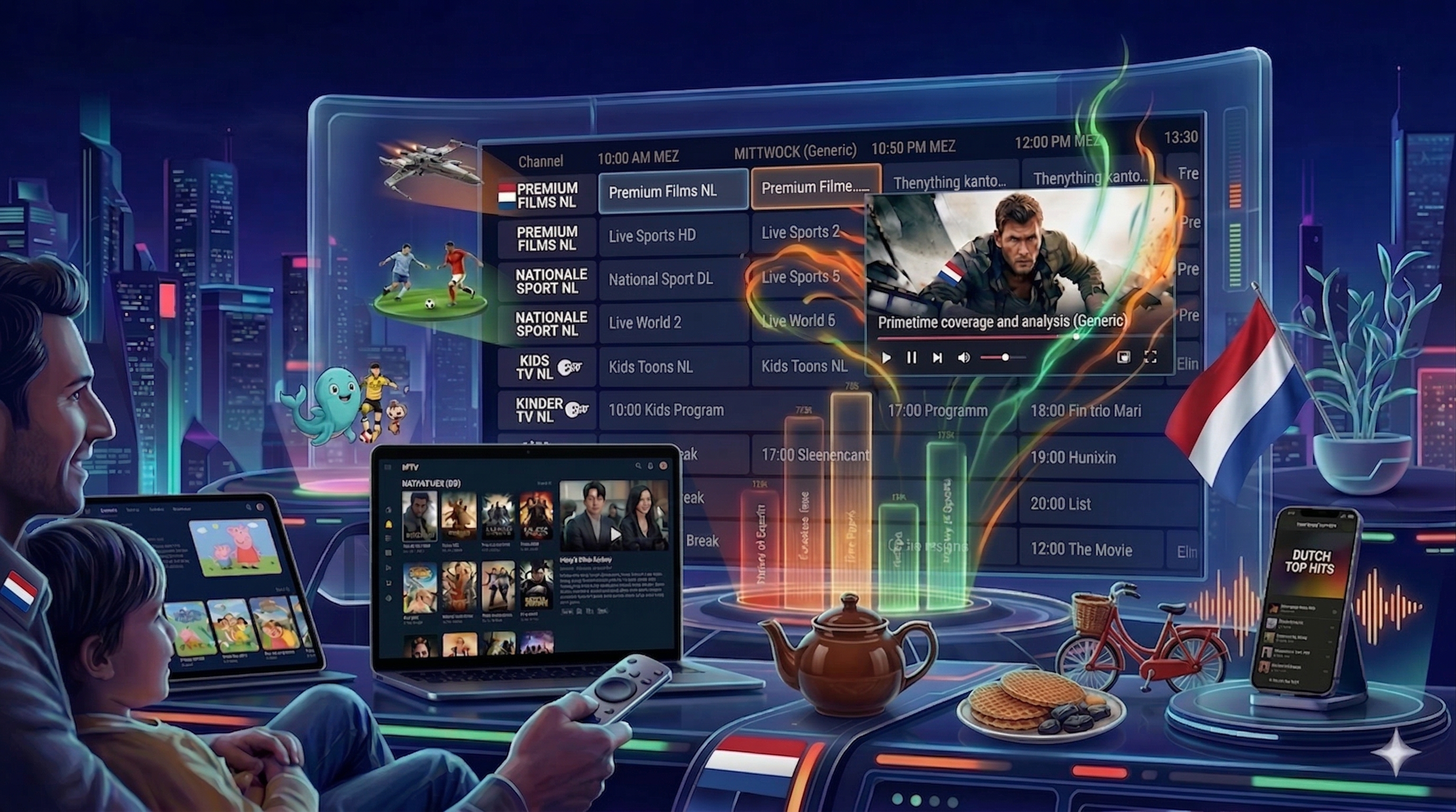 IPTV Netherlands op alle apparaten
